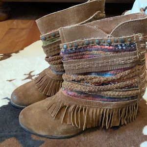 Boho ankle boots